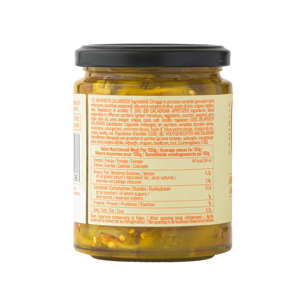 Famiglia Crispino Italian Mixed Vegetable Antipasto — Marinated Garden Vegetables in EVOO, image 2 of 3