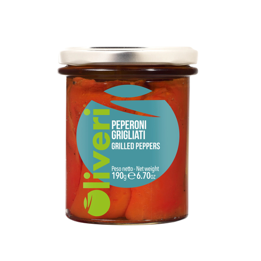 Grilled Peppers in Extra Virgin Olive Oil (Peperoni Grigliati)