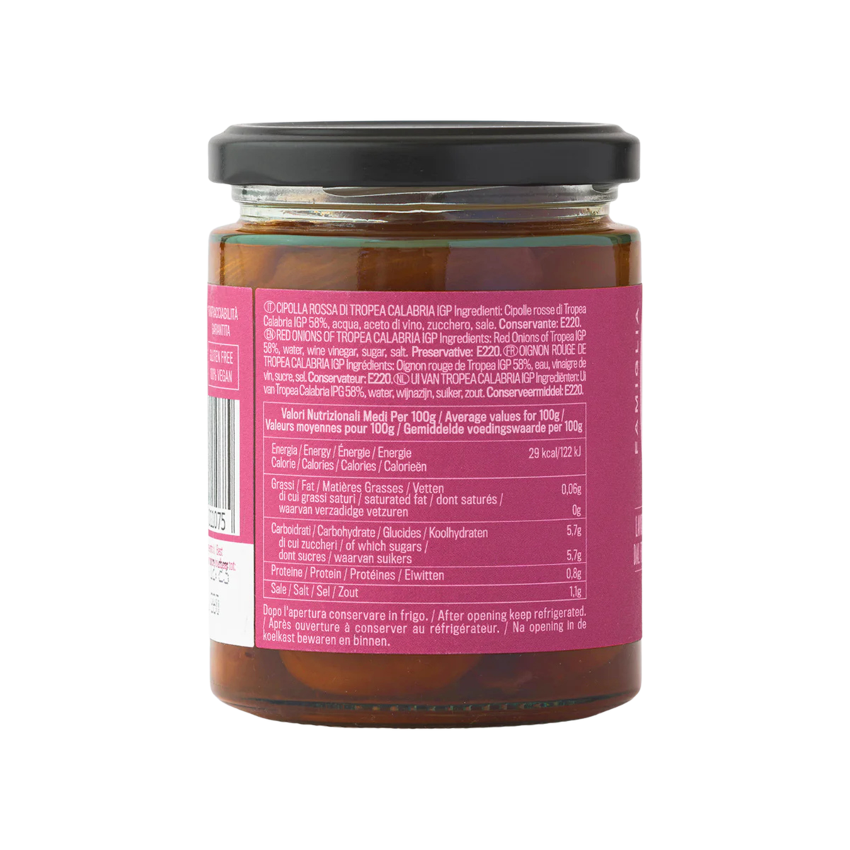 Famiglia Crispino Sweet Tropea Onion Antipasto — IGP Certified Italian Red Onions, image 2 of 3