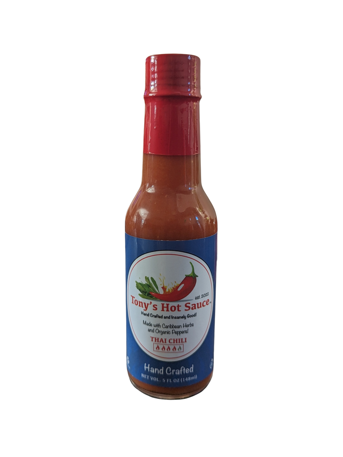Tony's Handcrafted "Thai Chili" Hot Sauce 5oz, Hot Sauce from Tony's Hot Sauce Company