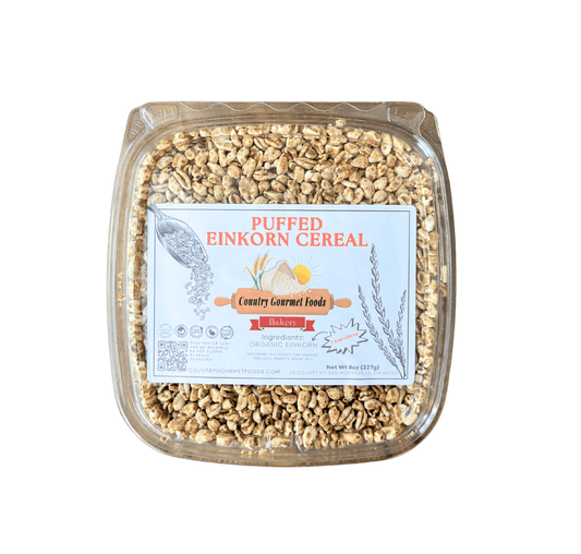 Puffed Einkorn Cereals, Cereal & Granola from Country Life Natural Foods