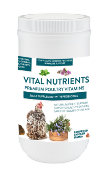Vital Nutrients: Supplemental Essential Vitamins & Trace Minerals For Pet Chickens & Ducks from Dahlia Pets