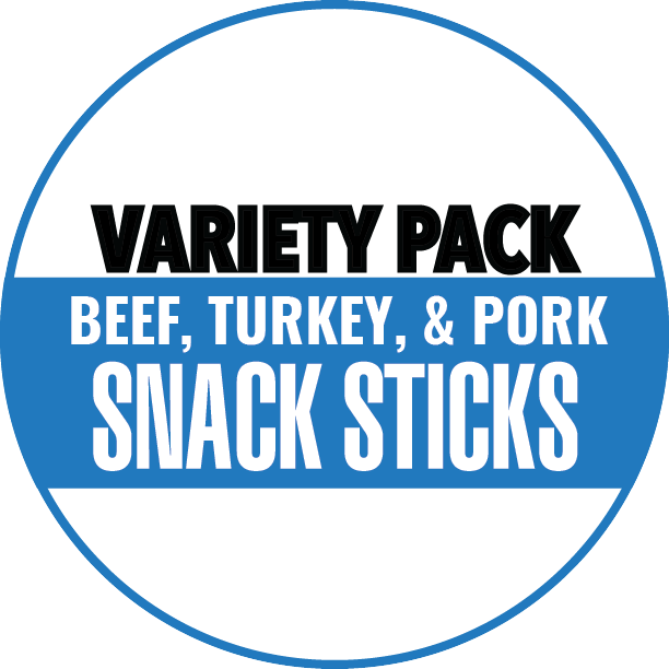 Variety - 6 Flavors (4 Beef, 1 Turkey, 1 Pork)