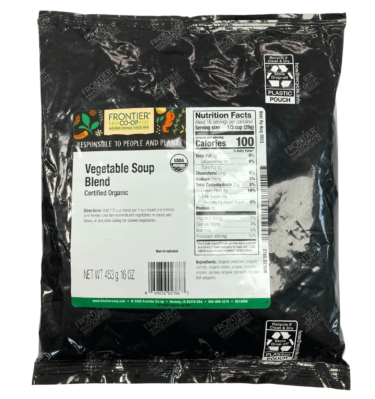 Vegetable Blend For Soup, Organic, Soups & Broths from Country Life Natural Foods