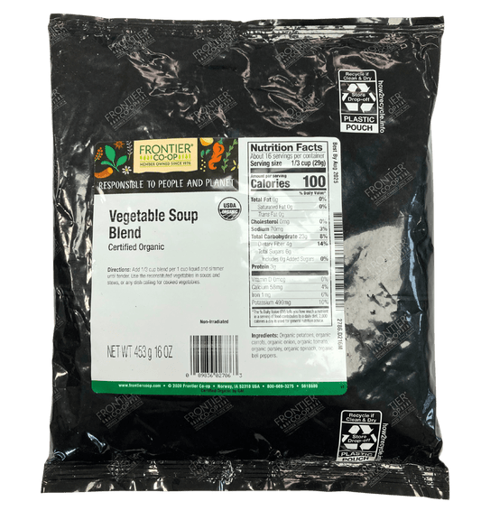 Vegetable Blend For Soup, Organic, Soups & Broths from Country Life Natural Foods