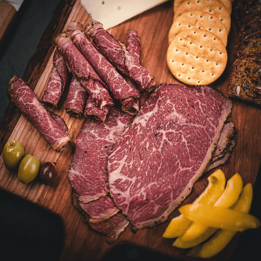 Wagyu Shaved Peppered Beef by KC Cattle Company