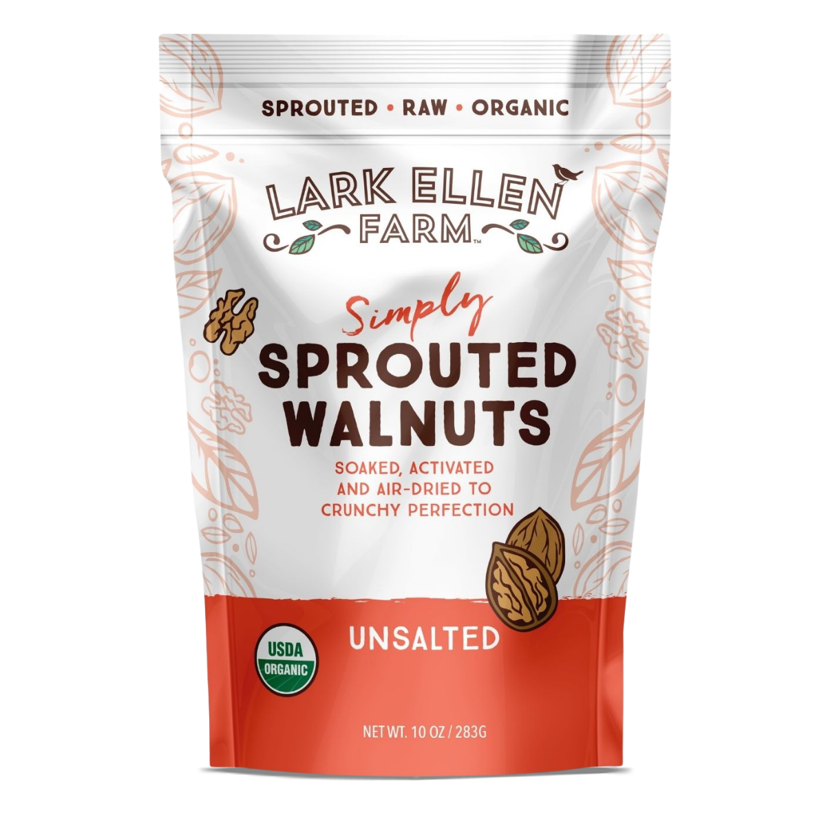 Organic Sprouted Walnut Halves by Lark Ellen Farm