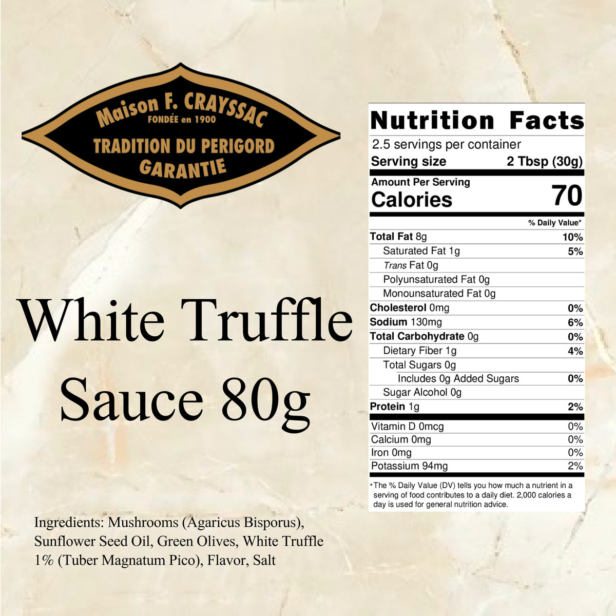 White Truffle Sauce (80g or 470g)