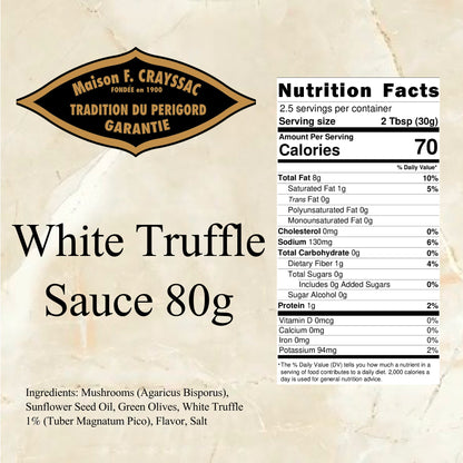 White Truffle Sauce (80g or 470g)