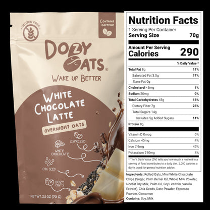 10-Pack Sampler Box with jar, Box from Dozy Oats