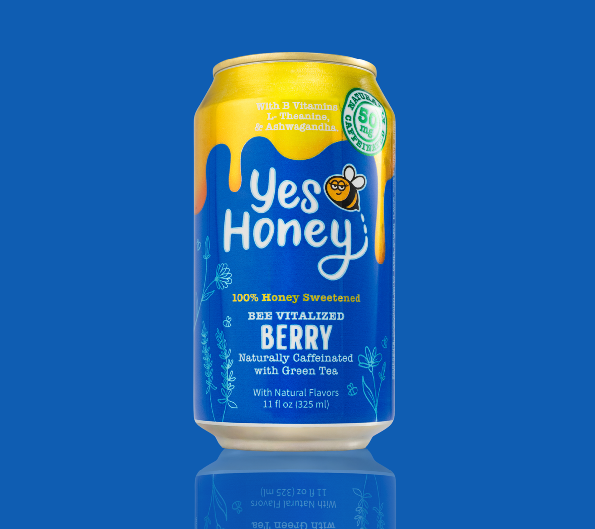 Sparkling Honey Sweetened Berry Tea Case, Beverage from Yes Honey