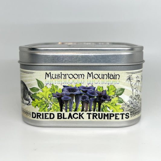 DRIED BLACK TRUMPET MUSHROOMS, Pantry from Mushroom Mountain