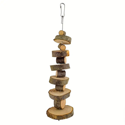 Natural Wood Chew Toy - Perfect For Hamsters And Small Pets!, toy from Dahlia Pets