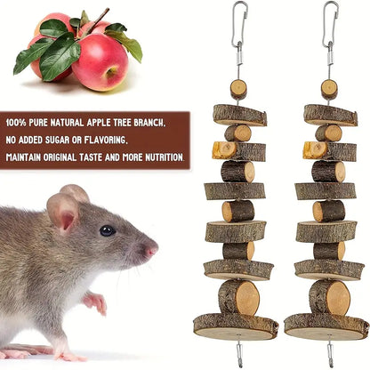 Natural Wood Chew Toy - Perfect For Hamsters And Small Pets!, toy from Dahlia Pets