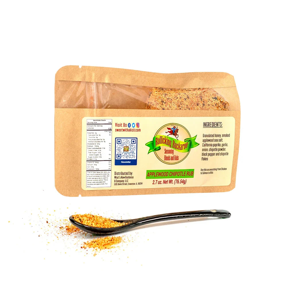Applewood Chipotle Rub Seasoning Blend, Pantry from Rollicking Buckaroo