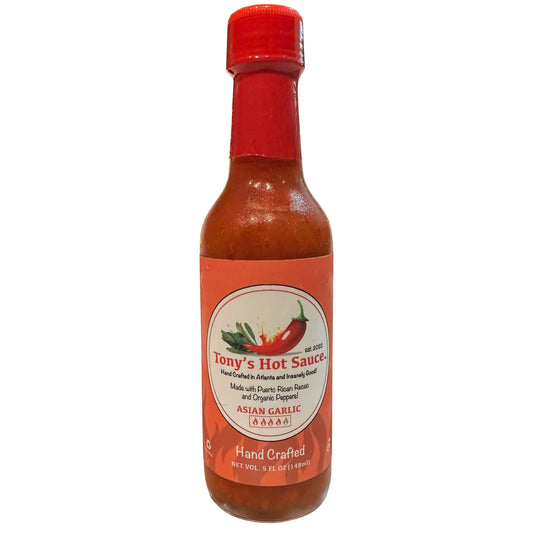 Tony's Handcrafted - "Asian Garlic" Hot Sauce 5 oz, Hot Sauce from Tony's Hot Sauce Company