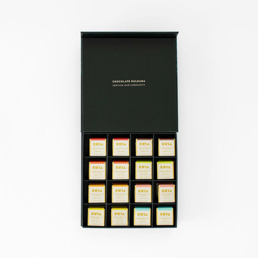 Assorted Dark Milk Chocolate Deluxe Gift Box, Confection from Maui Kuʻia Estate Chocolate