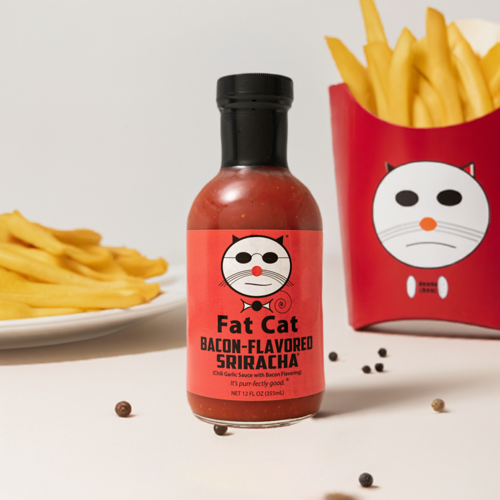 Bacon-Flavored Sriracha Chili Garlic Sauce with Bacon Flavoring (Vegan), image 6 of 8