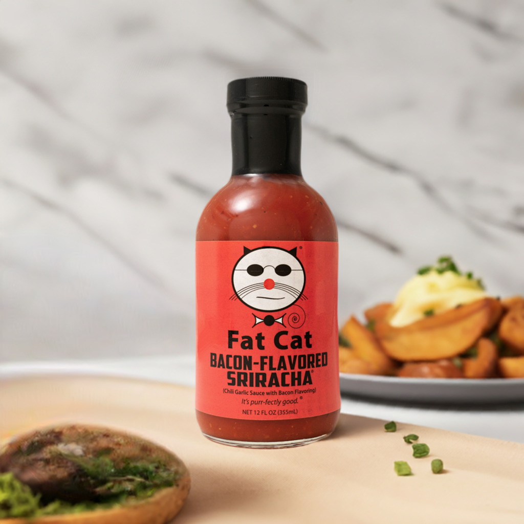 Bacon-Flavored Sriracha Chili Garlic Sauce with Bacon Flavoring (Vegan), image 5 of 8