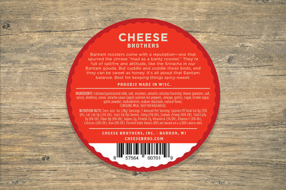 Honey Sriracha Gouda, Cheese from Cheese Brothers, Inc.