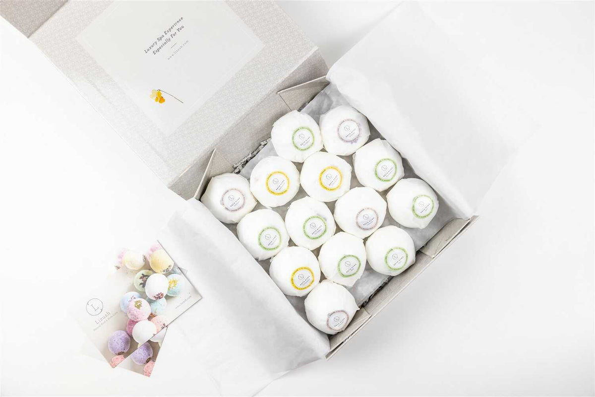 Bulk - 100 Natural Vegan Mix scents Bath Bombs - White, Health & Beauty from Lizush