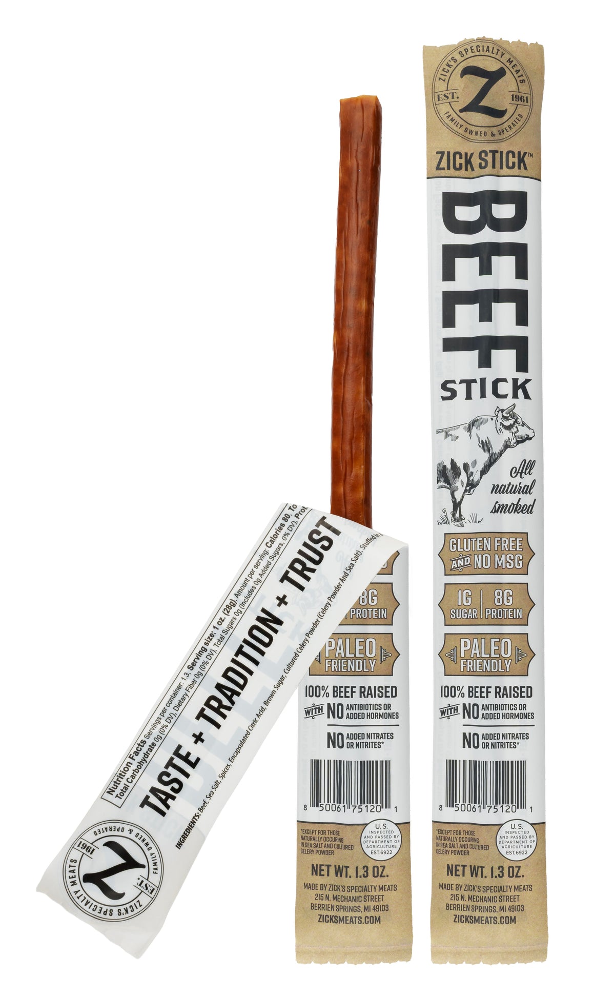 Beef Jerky Stick — Original, Meat from Ranch Hand Provisions