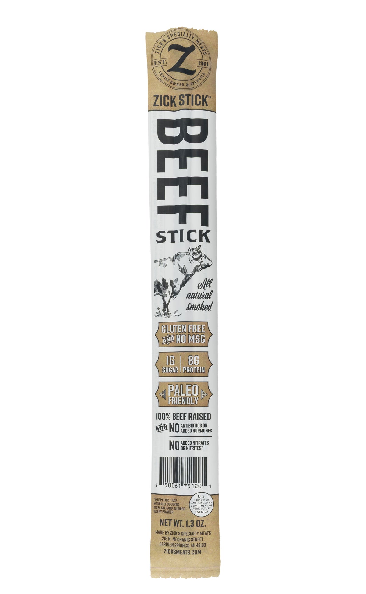 Beef Jerky Stick — Original, Meat from Ranch Hand Provisions