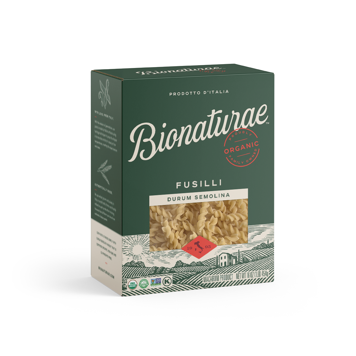 Organic Durum Semolina Fusilli from Jovial Foods, Inc