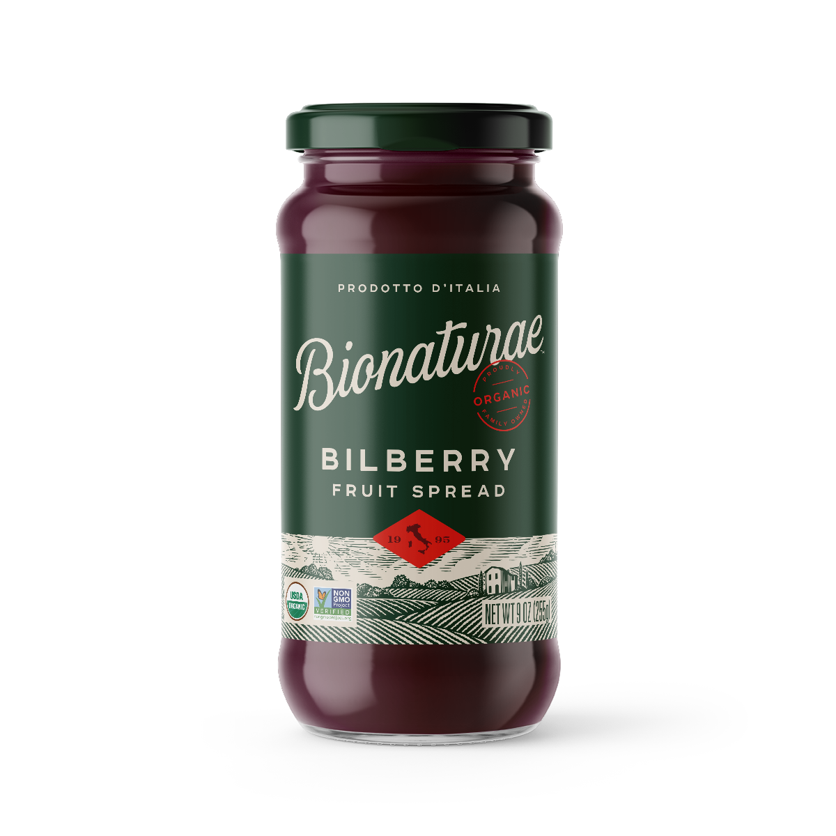 Organic Fruit Spread Bilberry from Jovial Foods, Inc