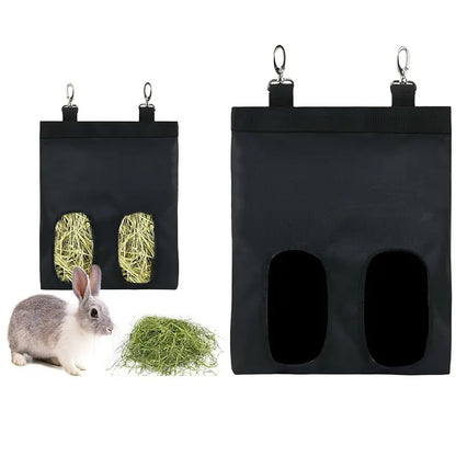 Pet Hay Feeder For Rabbit Hamster Feeding Bag, Hanging Food Bag, Big Hamster Feeding Grass Bag from Dahlia Pets