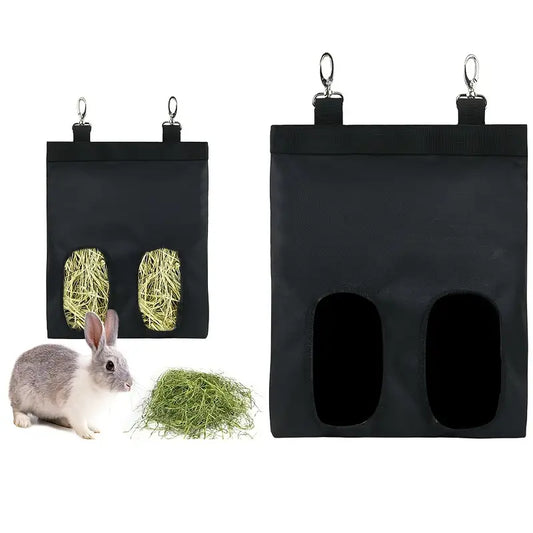 Pet Hay Feeder For Rabbit Hamster Feeding Bag, Hanging Food Bag, Big Hamster Feeding Grass Bag from Dahlia Pets