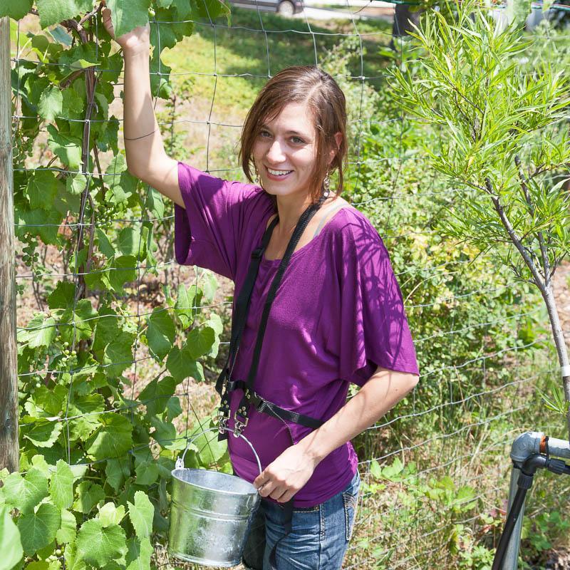 Blueberry Pail Picking Harness, Garden from Grow Organic