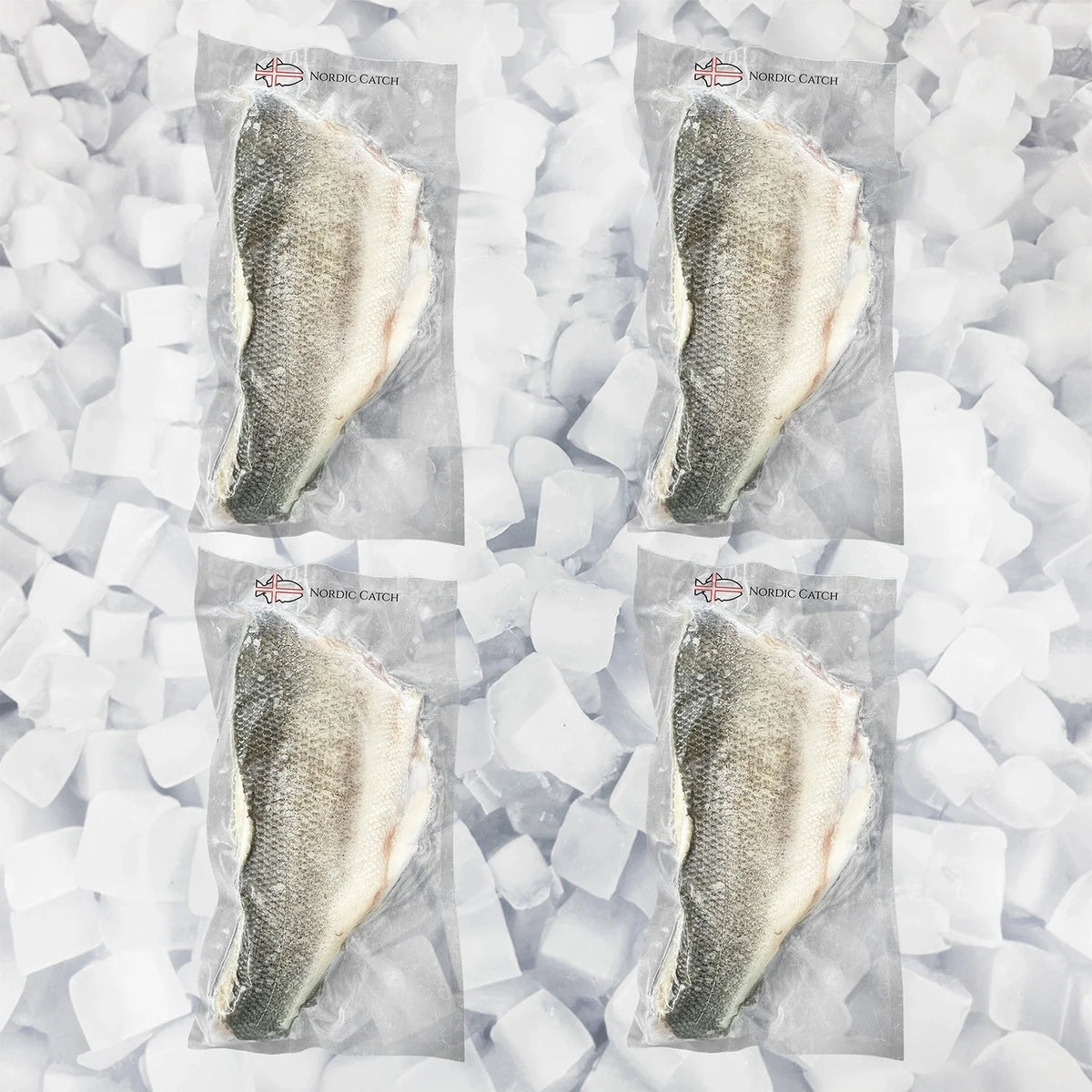 Branzino Fillet 2 x Portions per Pack, Skin On (Bulk Case), Seafood from Nordic Catch