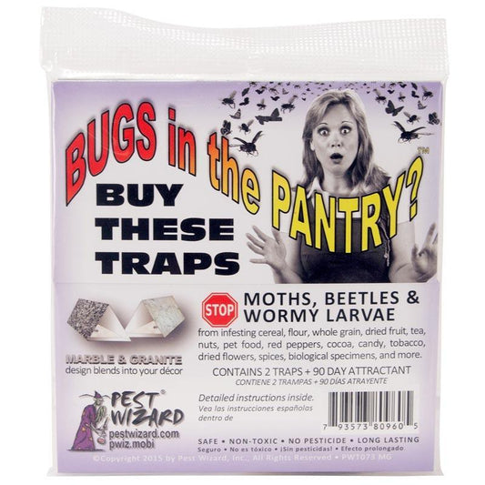 Pest Wizard BUGS in the PANTRY? 2-Pack Marble and Granite