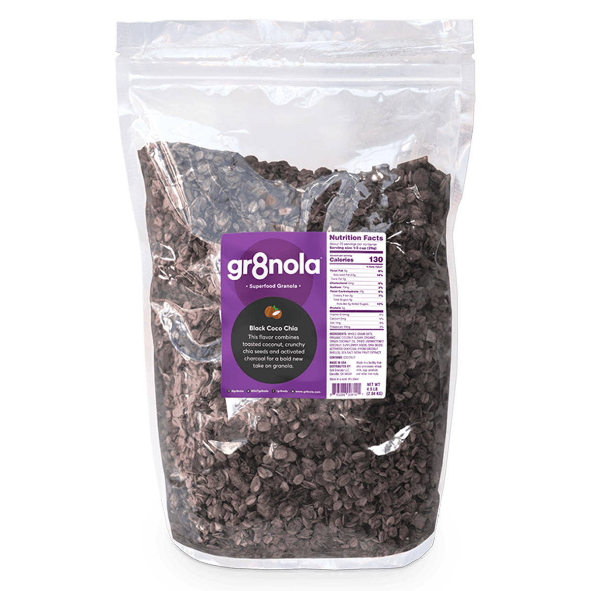 Black Coco Chia (4.5lb) by gr8nola