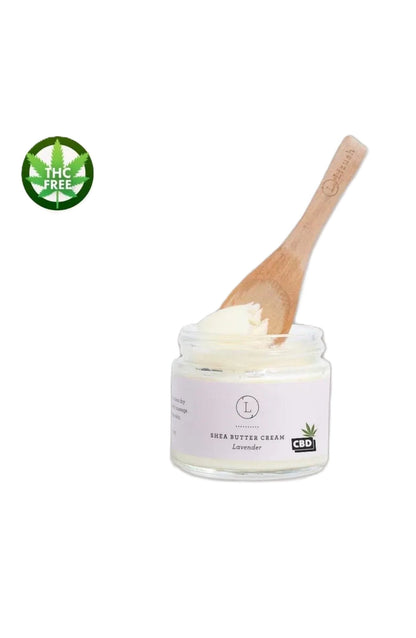 CBD Lavender Shea Butter with CBD, Body Cream (THC free), Health & Beauty from Lizush