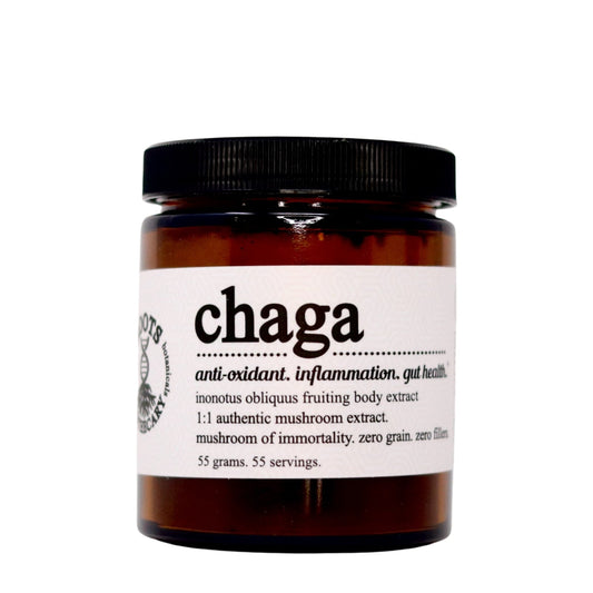chaga mushroom extract. organic, Supplement from Roots Apothecary