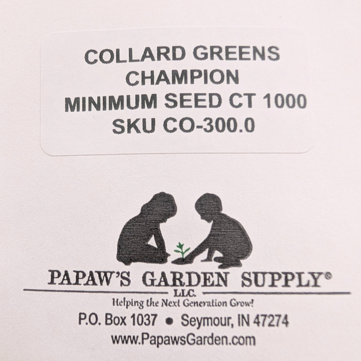 Champion Collard Greens Seeds, image 3 of 5