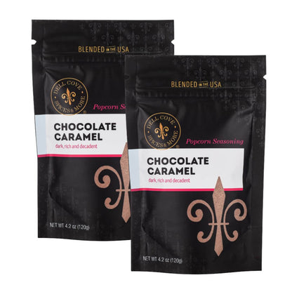 Chocolate Caramel Popcorn Seasoning | Sweet Gourmet Treat