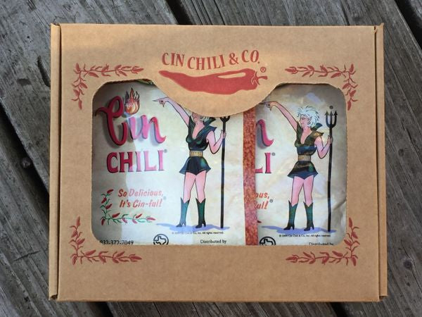 Cin Chili 6 Pak Gift Box, Food Gift Baskets from Cin Chili & Company