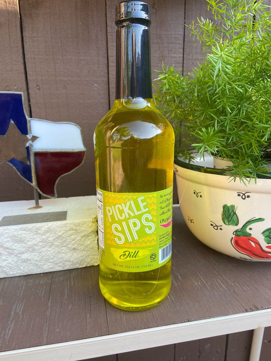 Pickle Sips - Dill 25.4 Fl Oz. (750Ml), Pickled Fruits & Vegetables from Cin Chili & Company