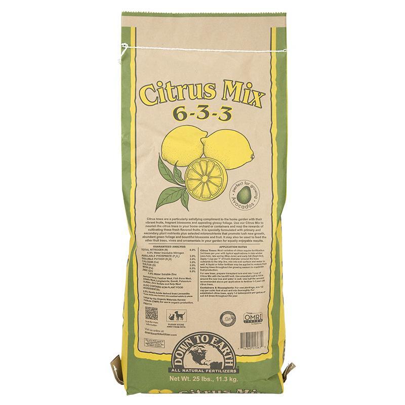Citrus Mix Fertilizer 6-3-3 (25 lb Bag), Garden from Grow Organic