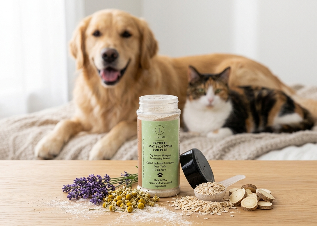 Natural Coat Protector for PETS - Powder, Pet from Lizush