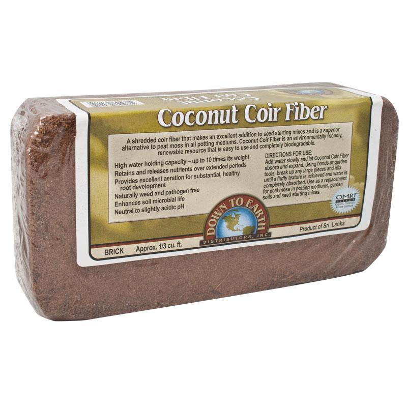 Coco Peat (700 g Brick), Garden from Grow Organic