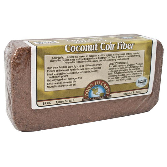 Coco Peat (700 g Brick), Garden from Grow Organic