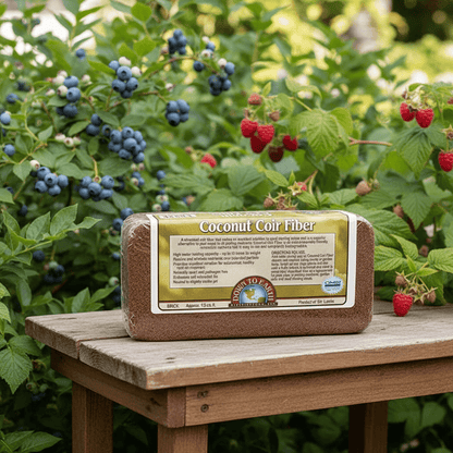 Coco Peat (700 g Brick), Garden from Grow Organic