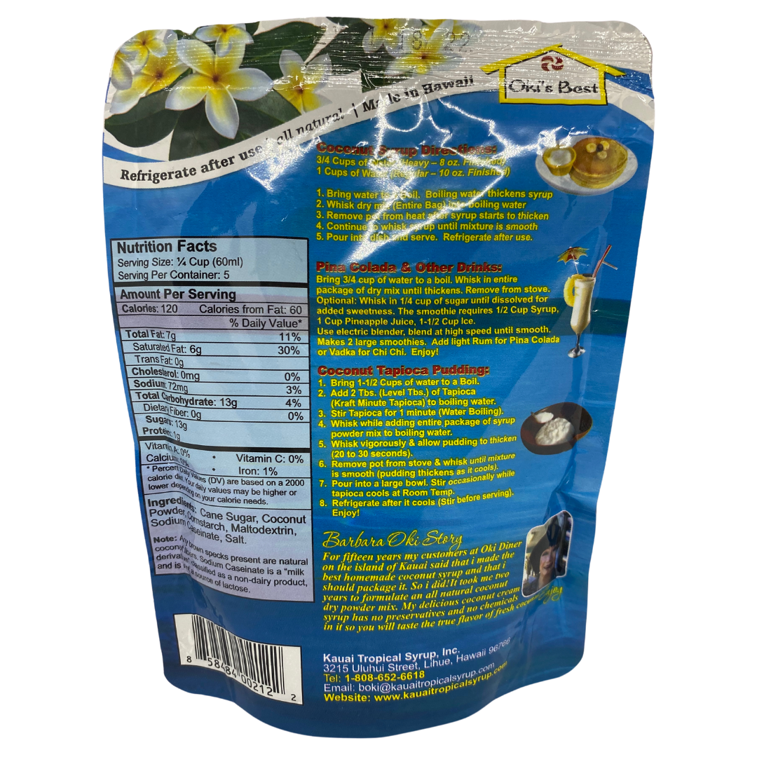 Hawaii's Best - Hawaiian Coconut Syrup & Delights Small 4 oz.