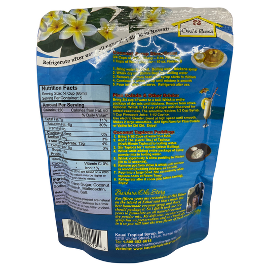 Hawaii's Best - Hawaiian Coconut Syrup & Delights Small 4 oz.