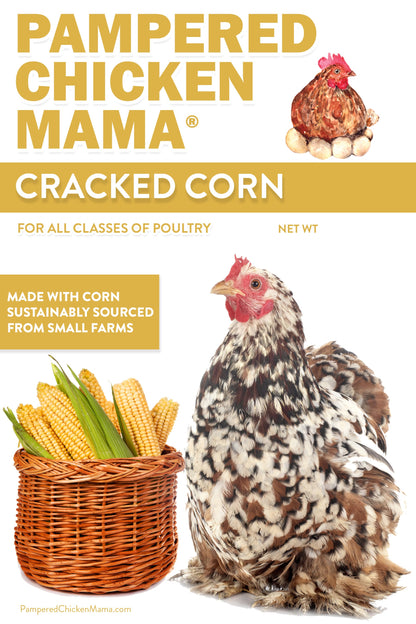 Premium Cracked Corn - Grown in Missouri for Pet Chickens from Dahlia Pets