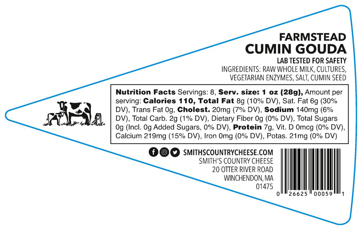 Farmstead Gouda With Cumin Seed (Leyden)